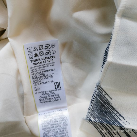 M&S Collection Printed Pleated Maxi Skirt  *NWT* – Size US 8 Tall - Picture 16 of 16